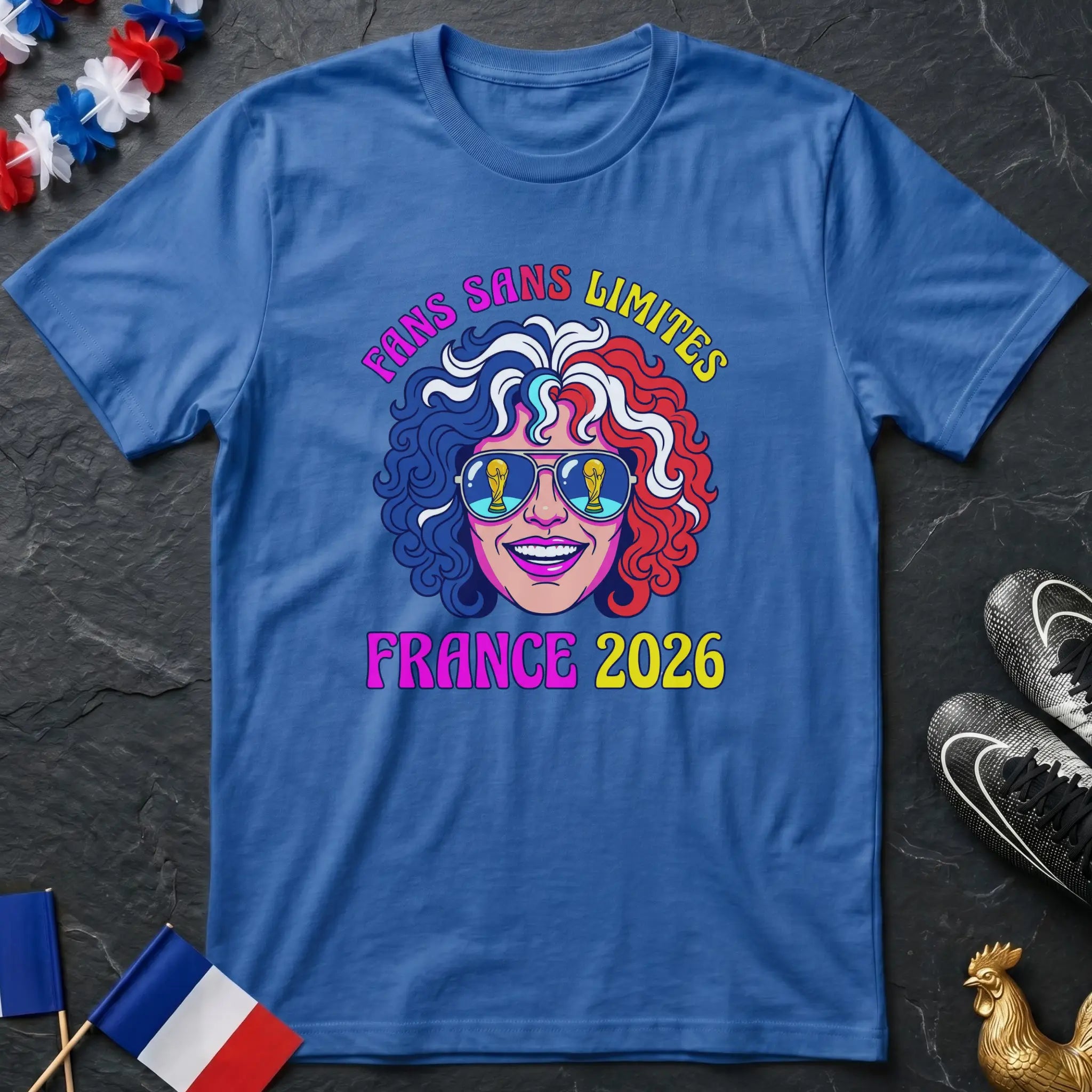 Logo Polygonal Glandes Glow T-Shirt Coupe du Monde