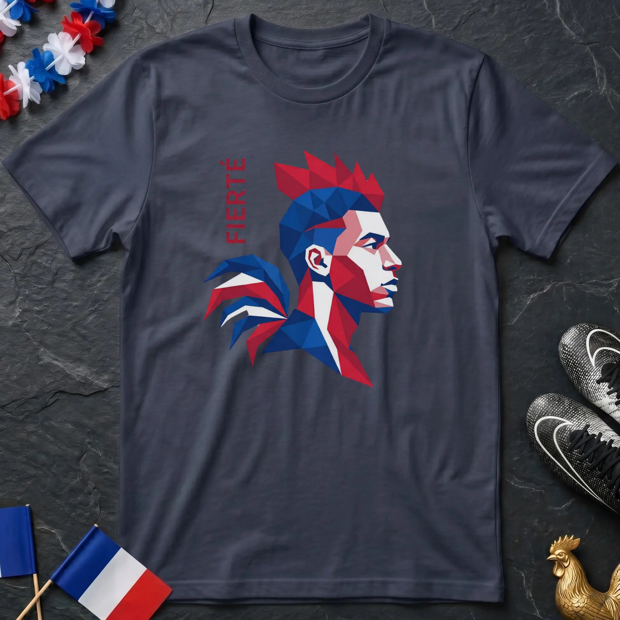 Mbappé en style poulet pop-up Fierte T-Shirt Coupe du Monde