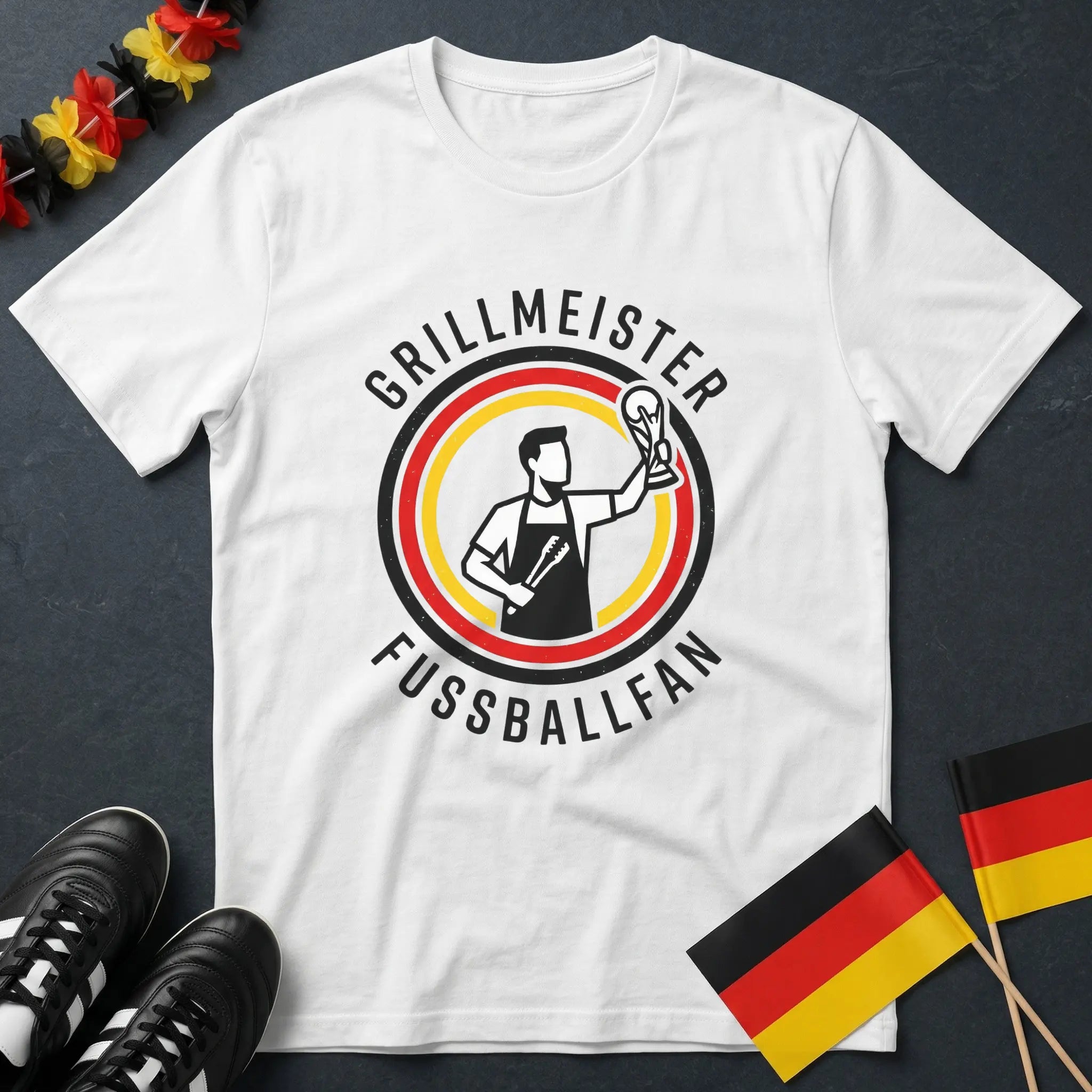Grillmeister Vintage Emblem Deutschland WM T-Shirt