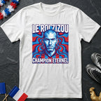 Le Roi Zizou Champion Éternel Zidane Portrait T-Shirt Coupe du Monde
