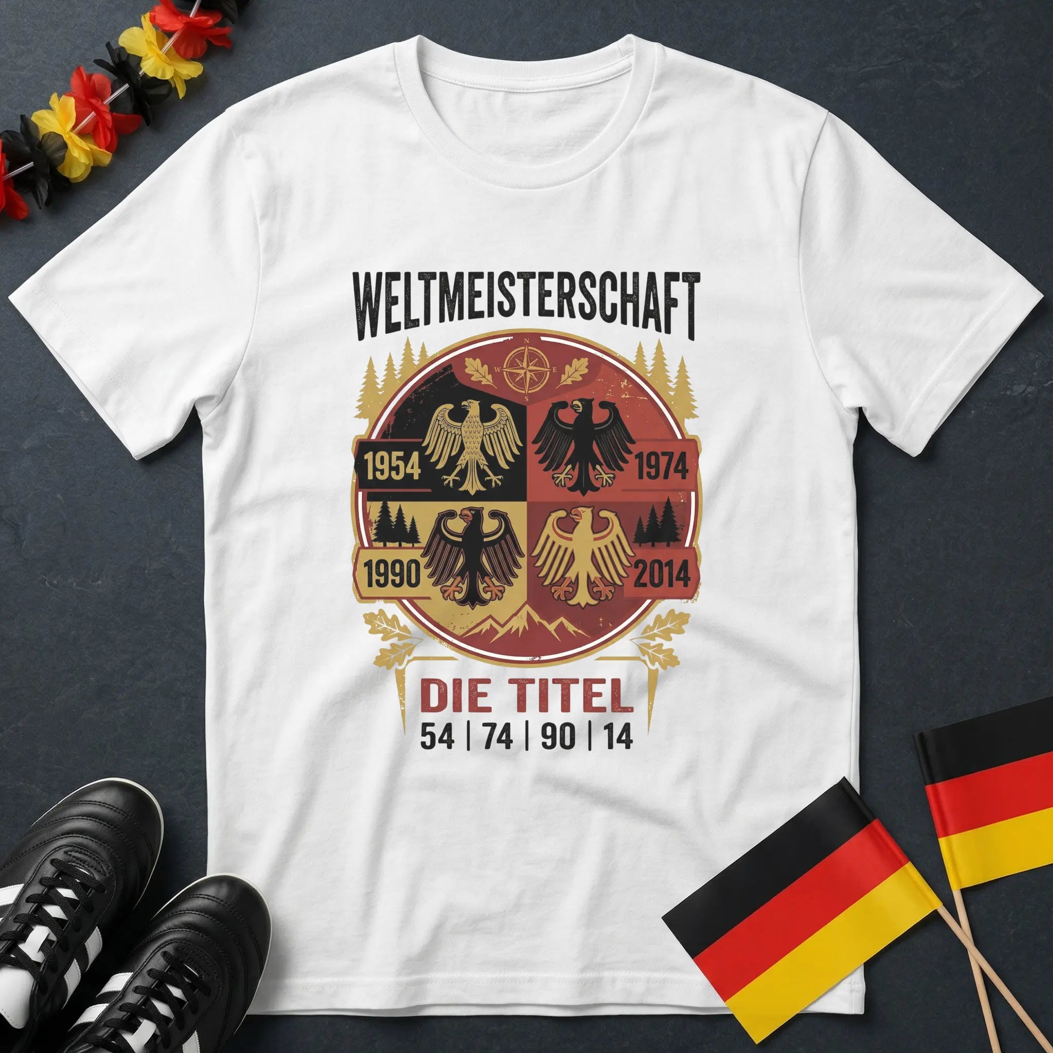 Heraldik Adler Weltmeister Wappen WM T-Shirt