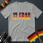 12. Frau Extra Bold Deutschland WM T-Shirt