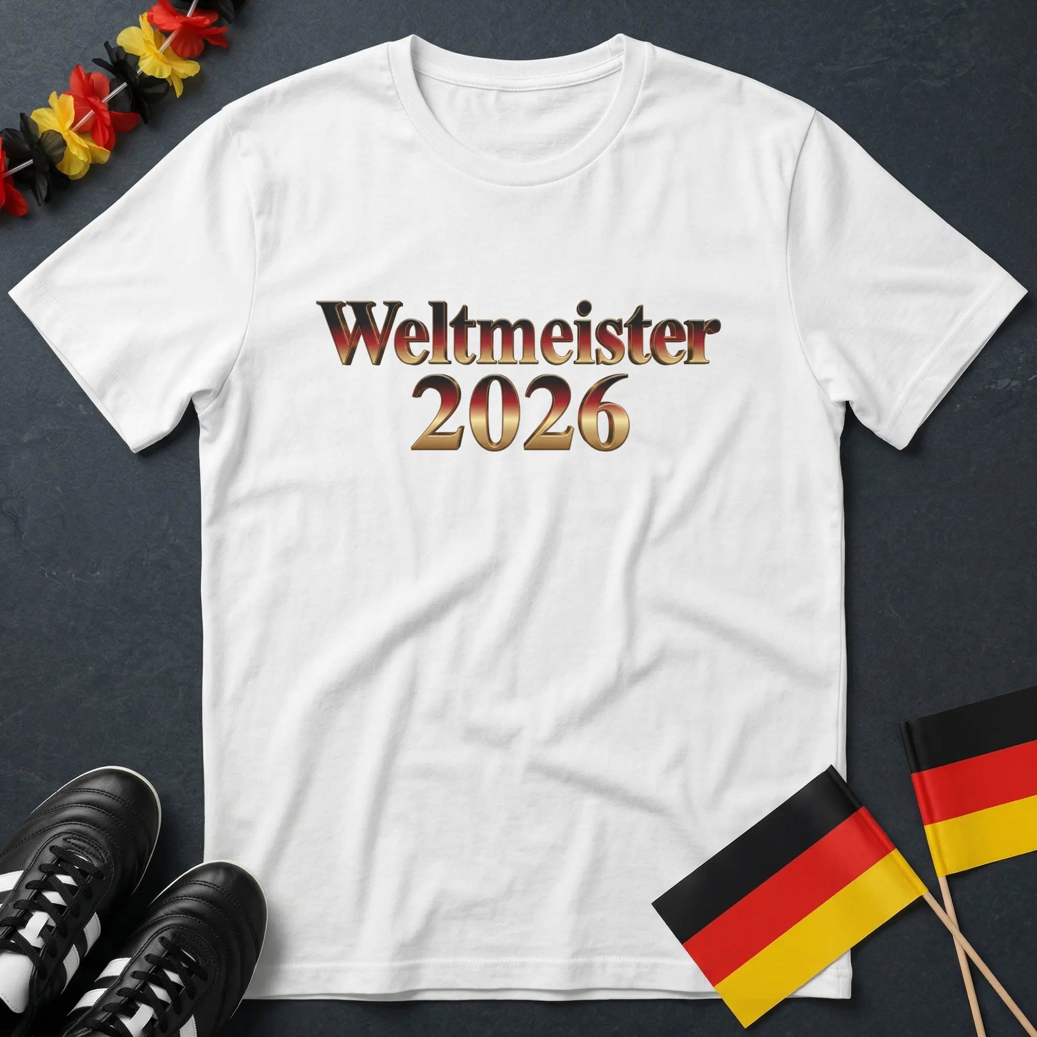 Metalic Weltmeister 2026 WM T-Shirt