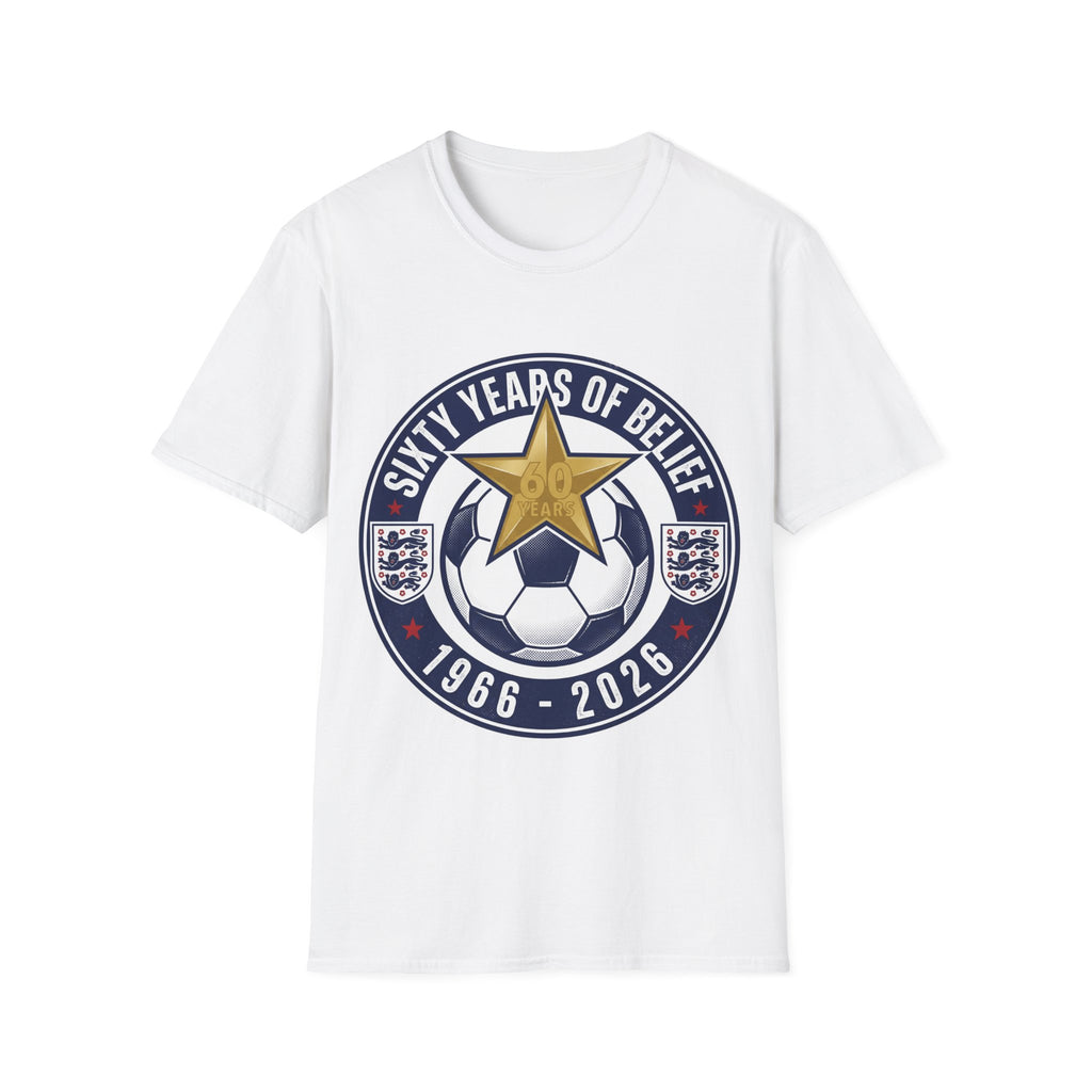 Sixty Years Of Belief Badge Football WC T-Shirt