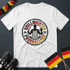 Grillmeister Fußballfan 2026 Vintage Emblem WM T-Shirt