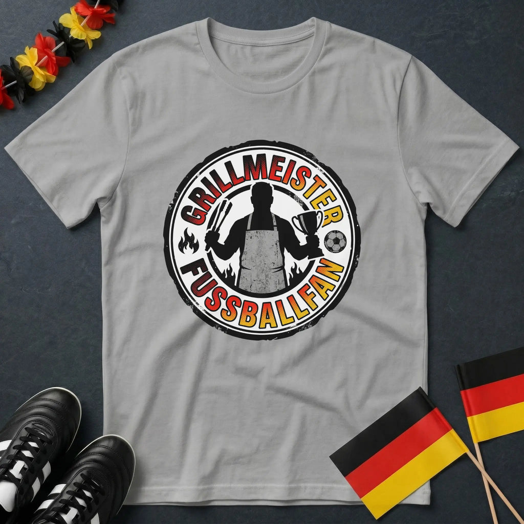 Grillmeister Fußballfan 2026 Vintage Emblem WM T-Shirt