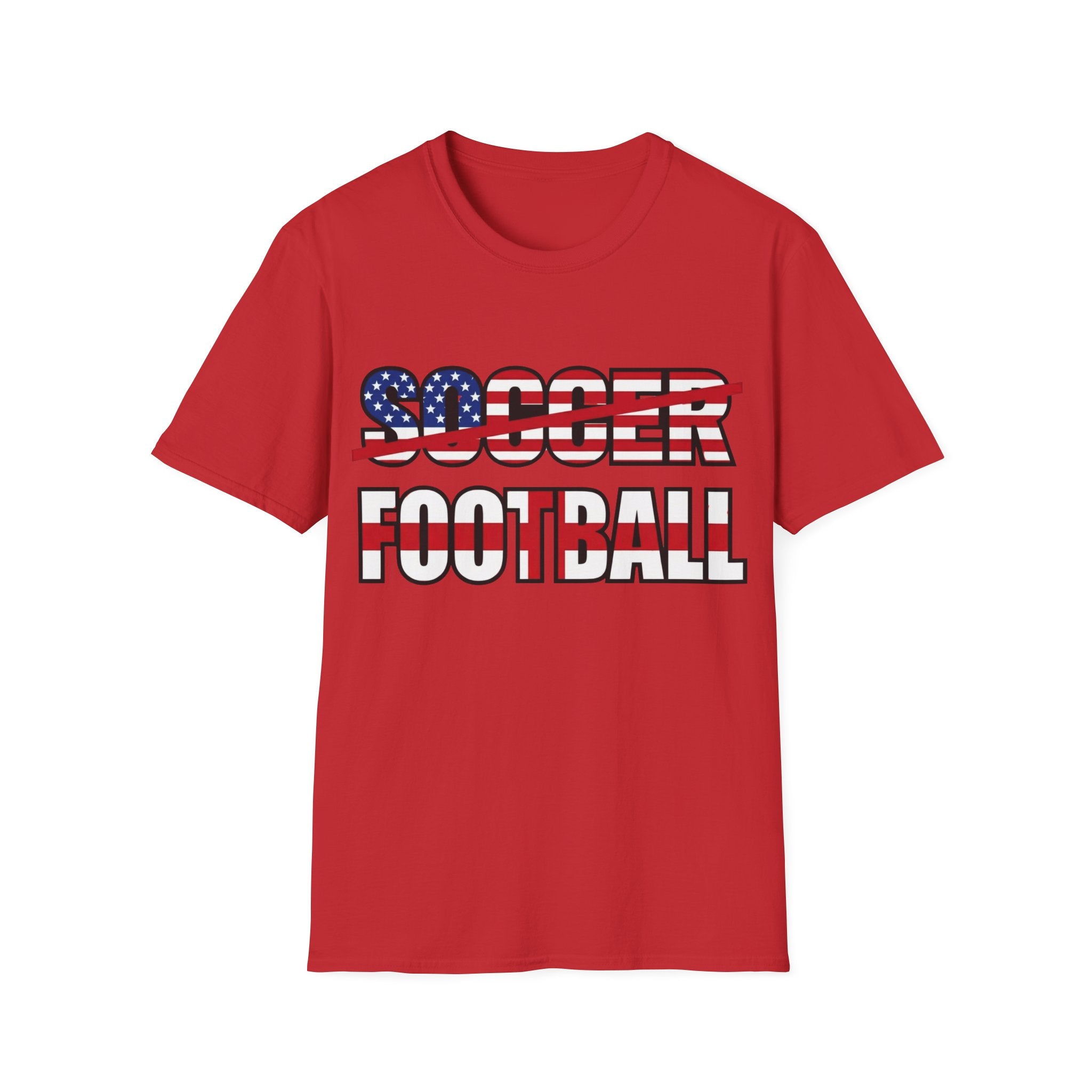 Soccer Crossed Out Football WC T-Shirt