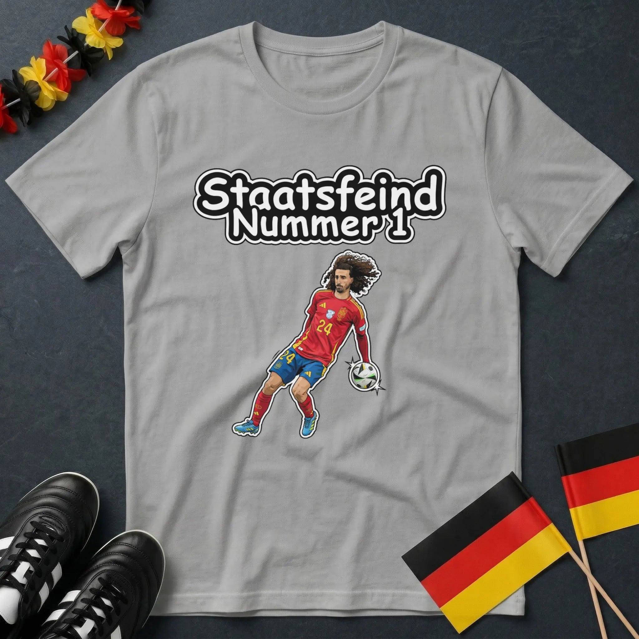 Staatsfeind Nummer 1 Farbig WM T-Shirt