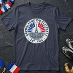 République du Football Tour Eiffel Football EST. 1904 T-Shirt Coupe du Monde