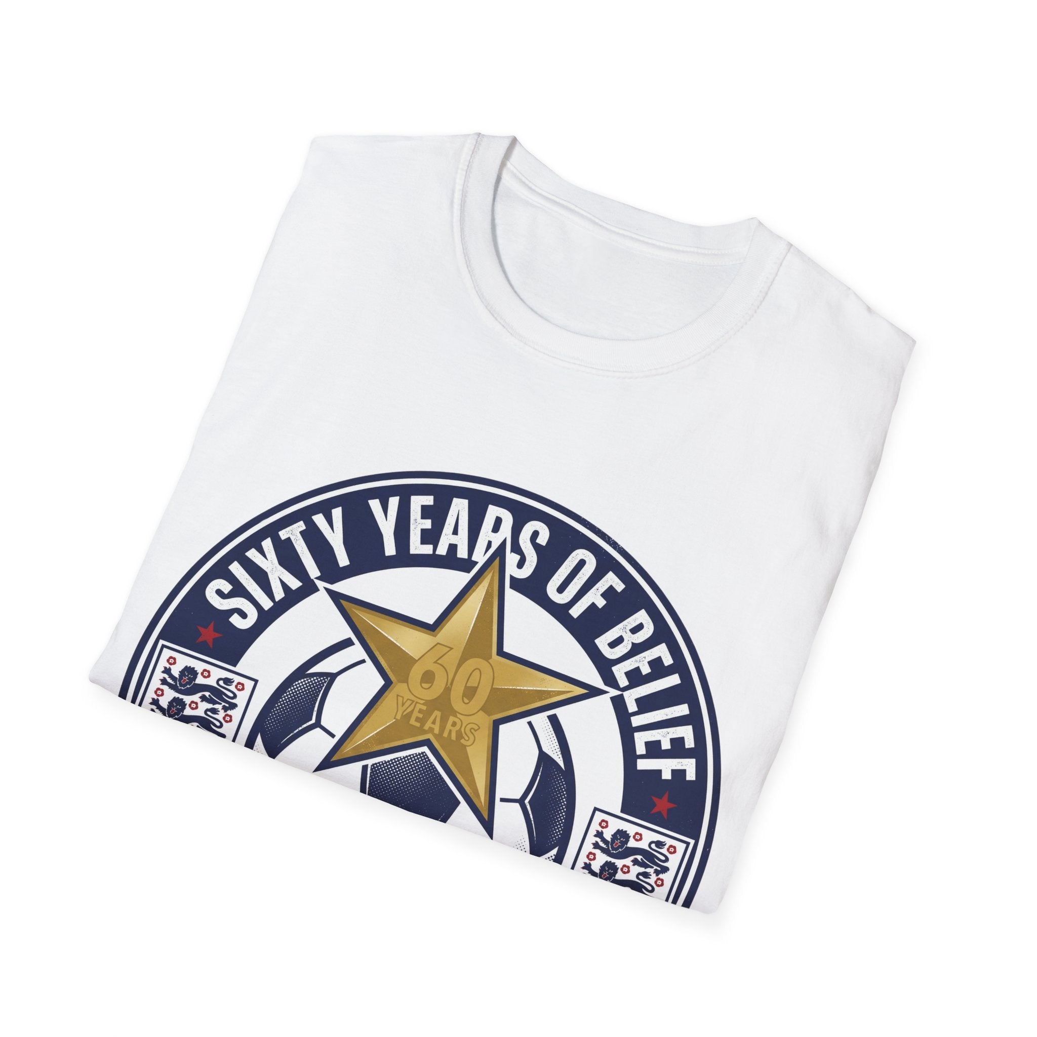 Sixty Years Of Belief Badge Football WC T-Shirt