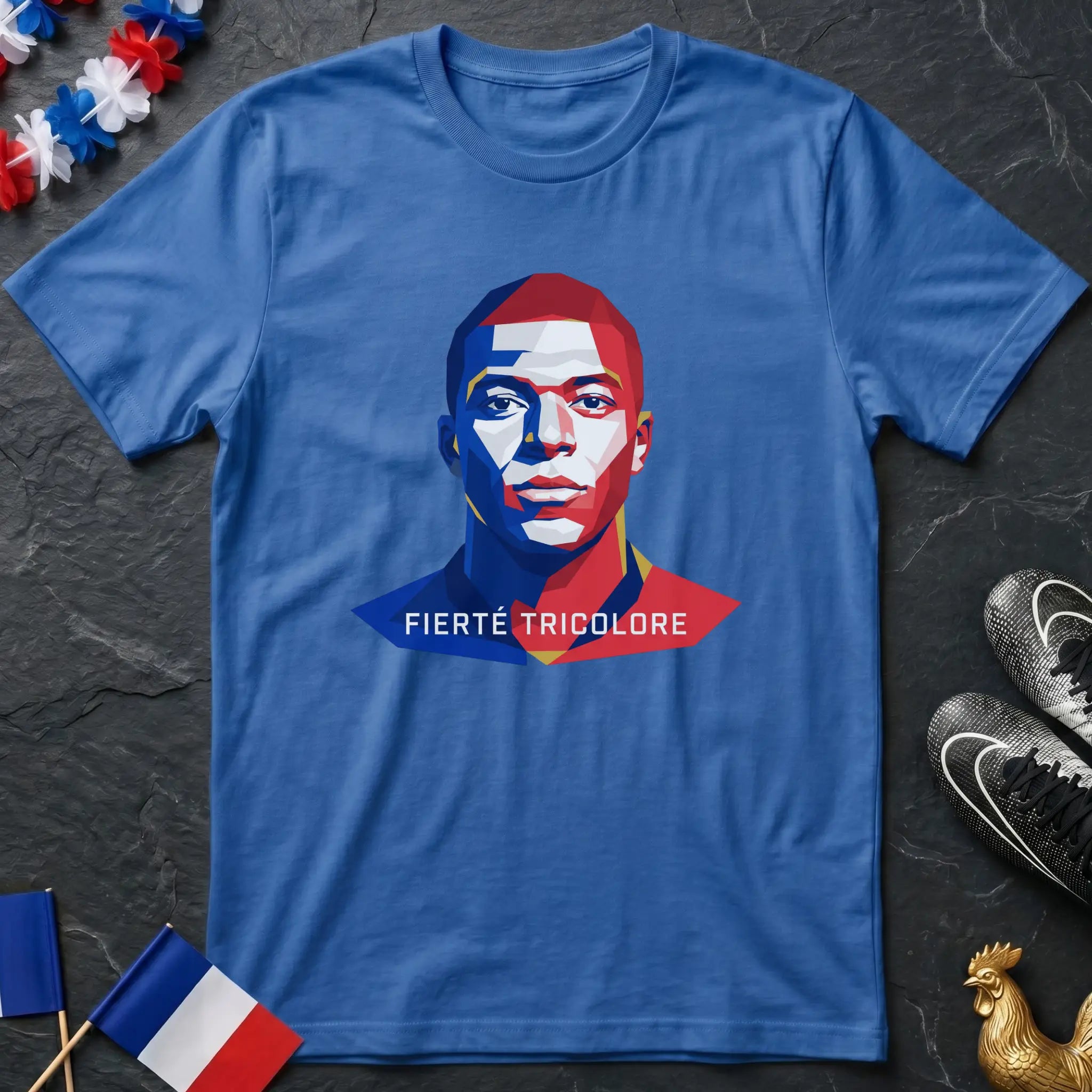 Kylian Mbappé Fierté Tricolore T-Shirt Coupe du Monde