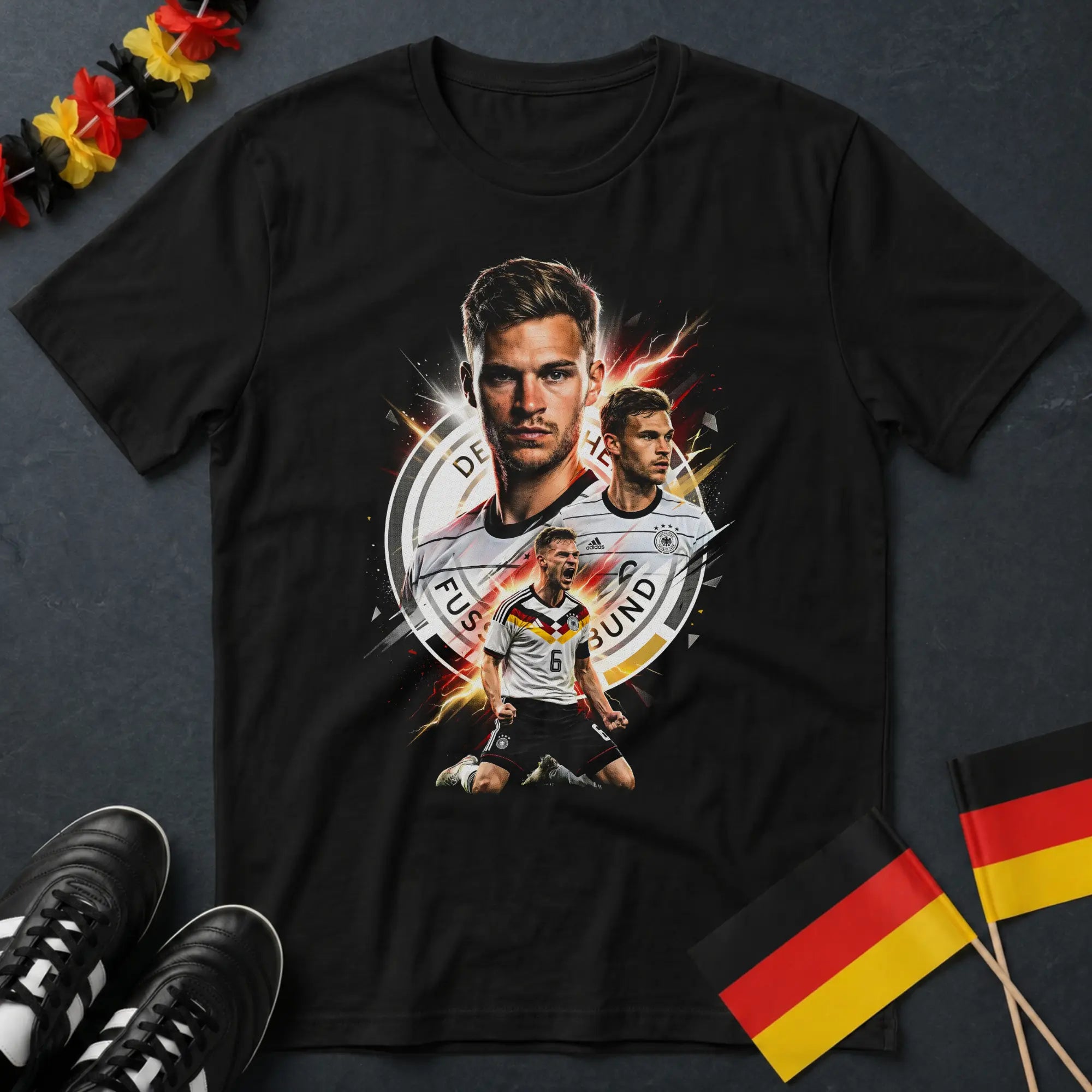 Joshua Kimmich Fan Art Collage v1 WM T-Shirt