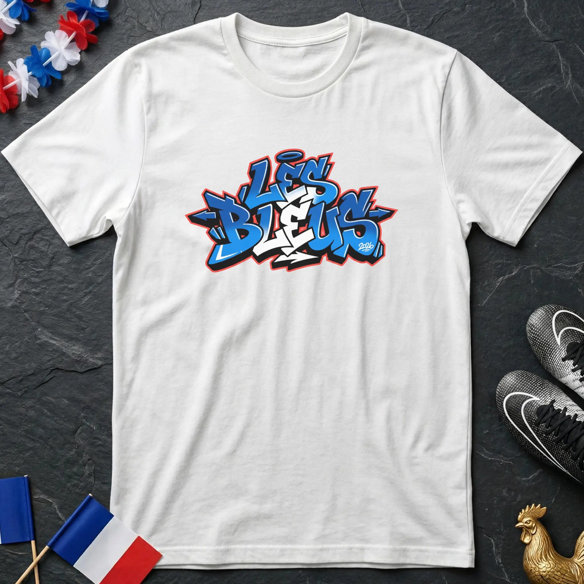 Les Bleus 2026 Graffiti Urbain T-Shirt Coupe du Monde