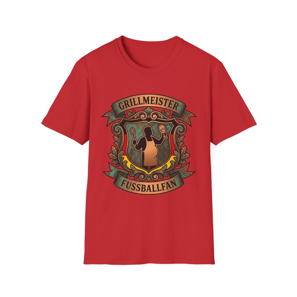 Grillmeister Fußballfan Emblem WM T-Shirt