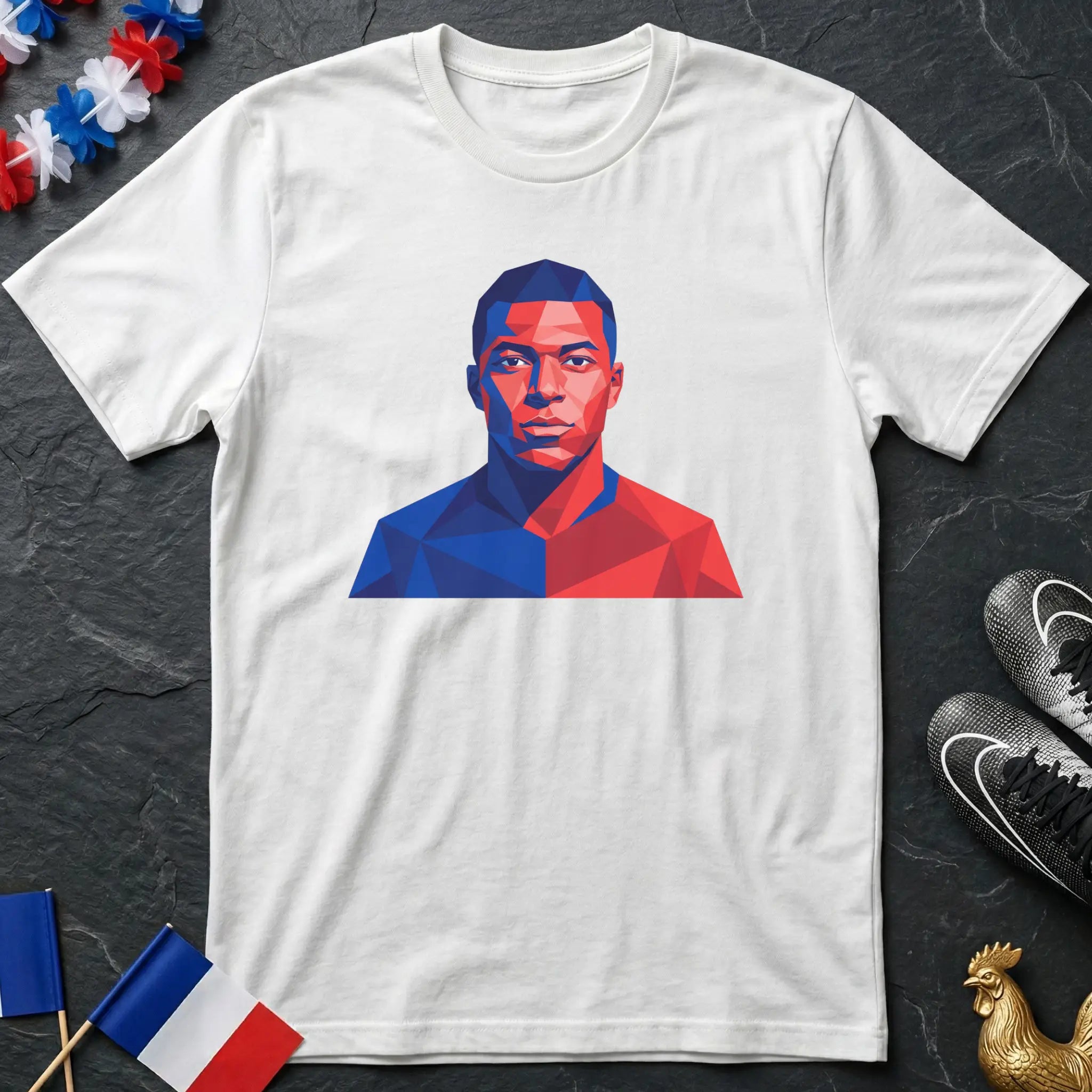 Kylian Mbappé Pop Art Style T-Shirt Coupe du Monde