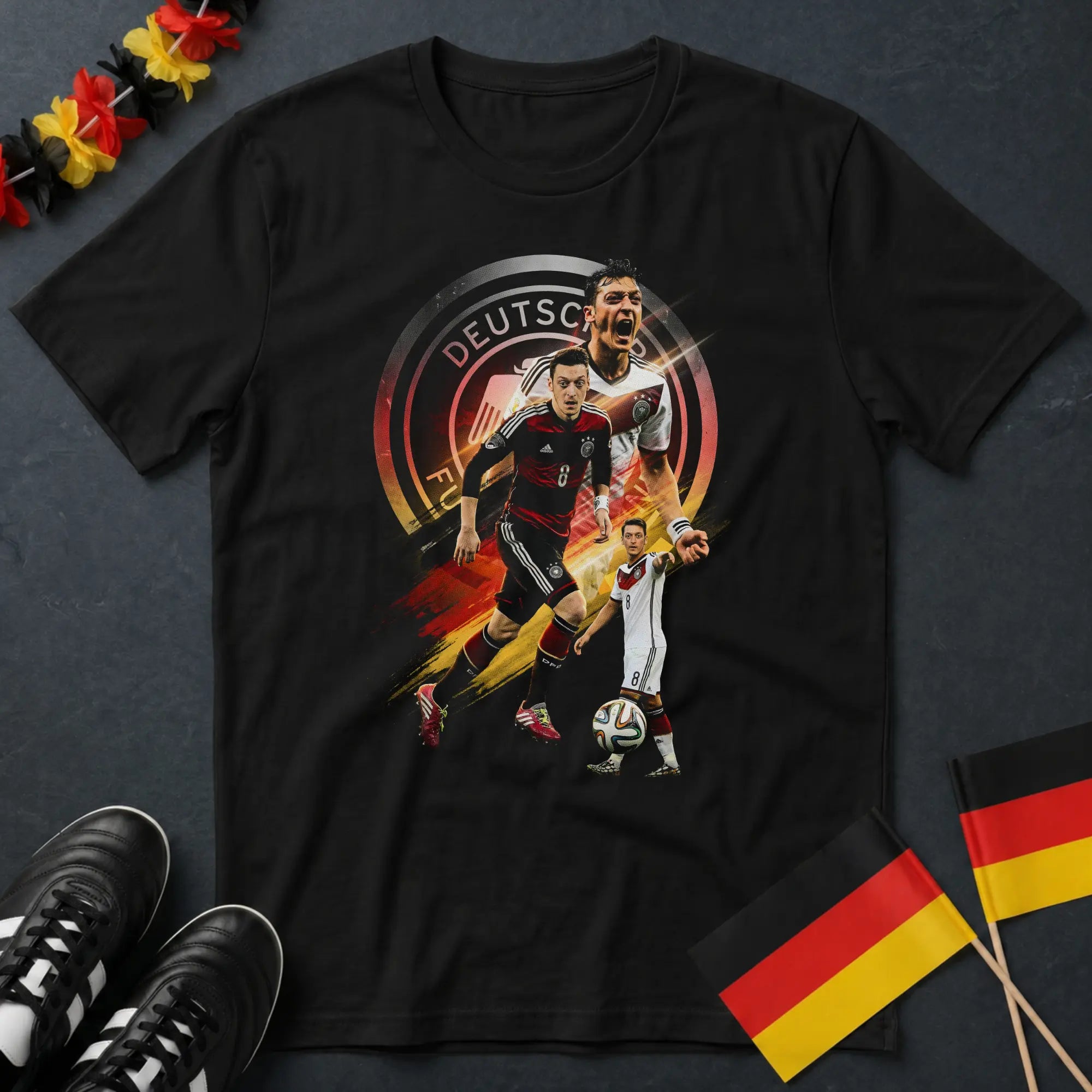 Mesut Özil Fan Art Collage v2 WM T-Shirt