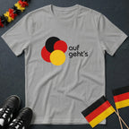 Auf Geht's Deutschland Minimalistische Kreise WM T-Shirt