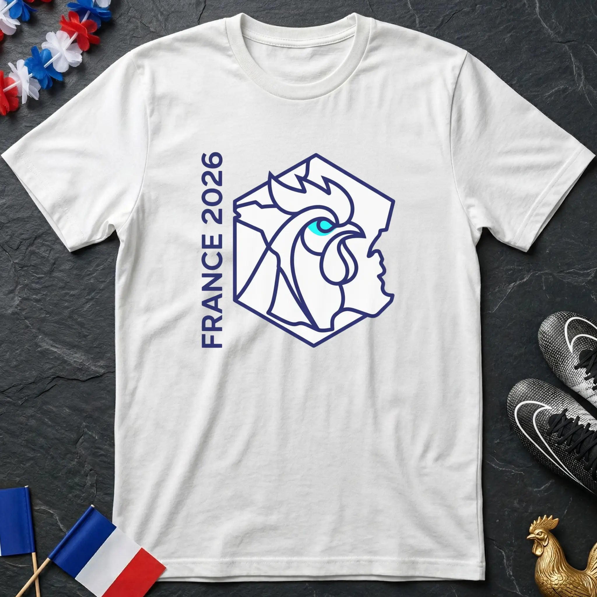 Logo Géométrique Abstrait T-Shirt Coupe du Monde