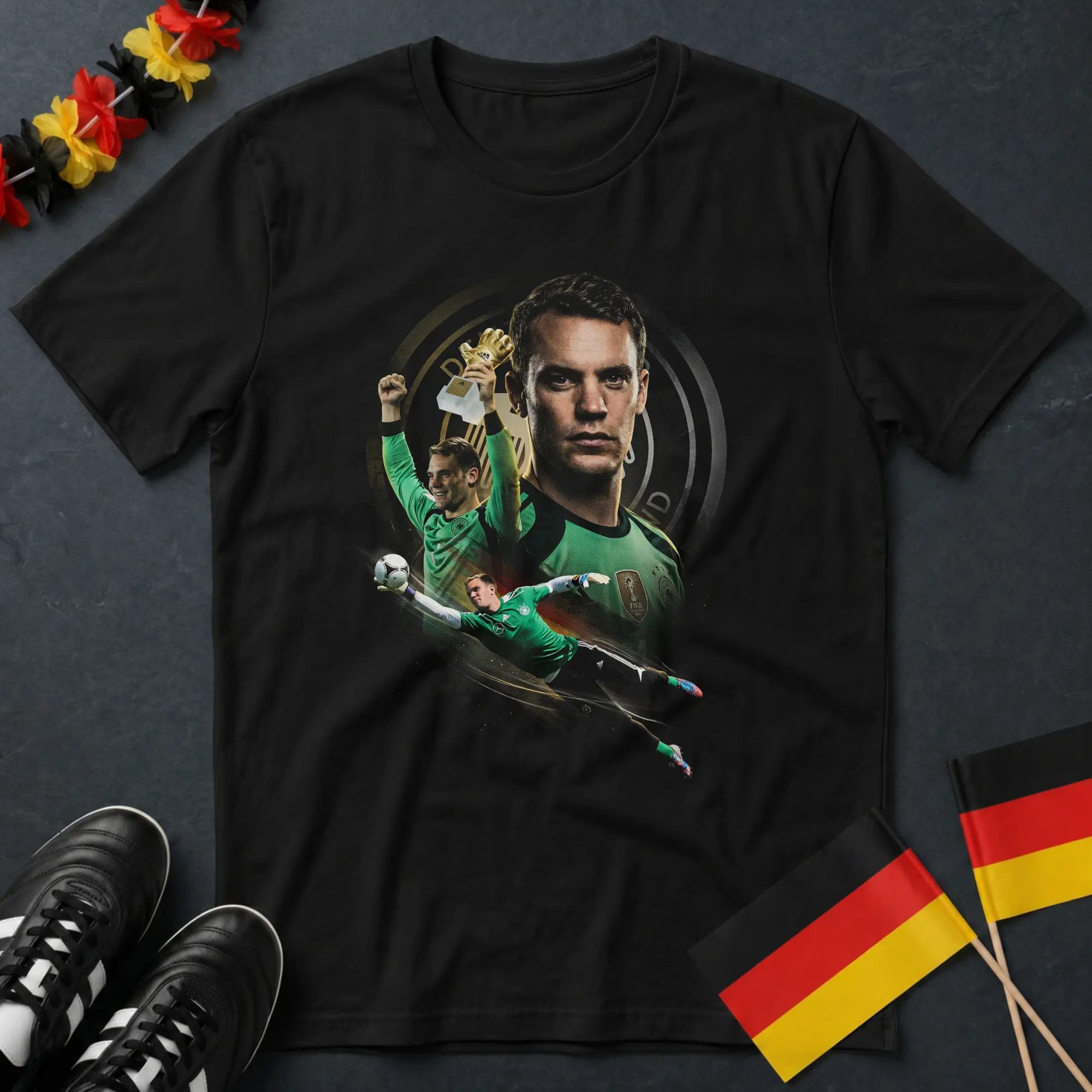 Manuel Neuer Art Collage WM T-Shirt