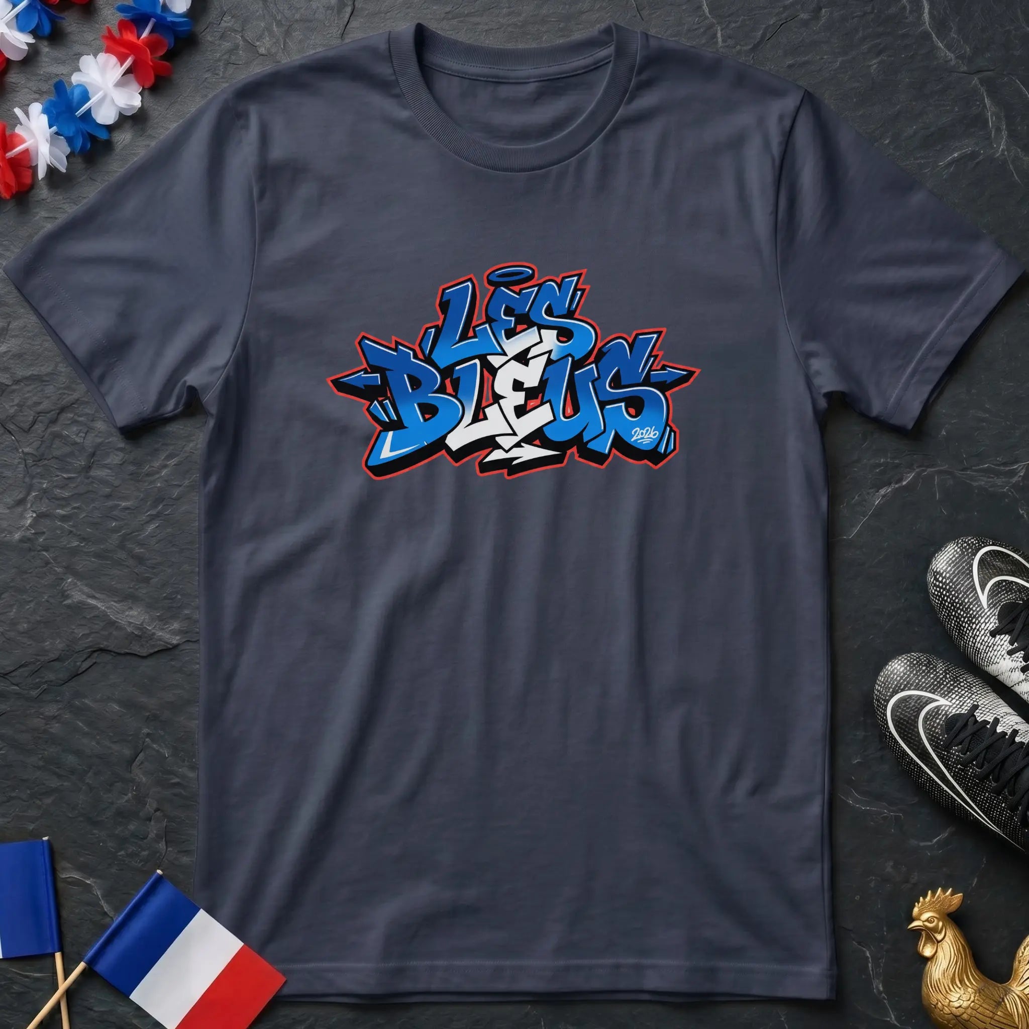Les Bleus 2026 Graffiti Urbain T-Shirt Coupe du Monde